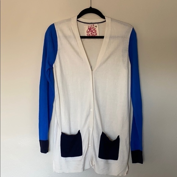 Lizz Grace Designs 4 target cardigan mermaid Med - Picture 1 of 6